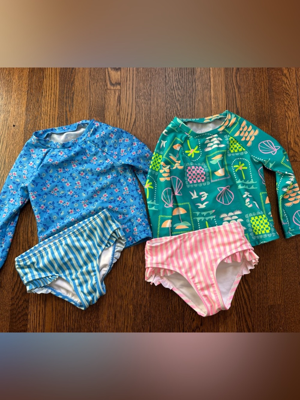 Kids Rash Guard Swim Sets - 3T
